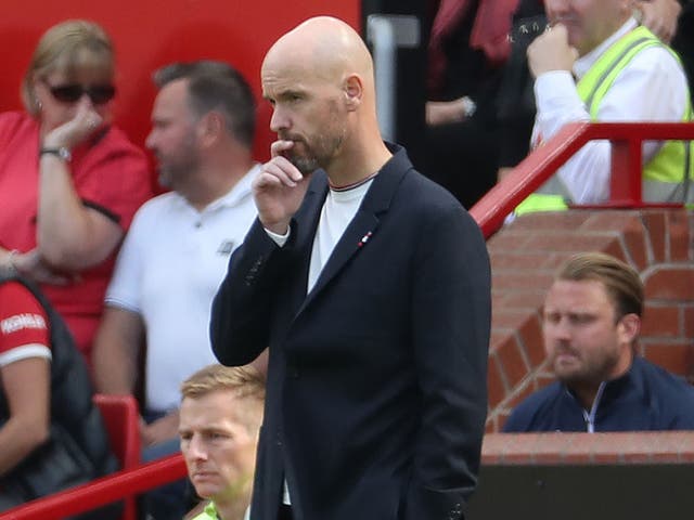 <p>Manchester United manager Erik ten Hag</p>