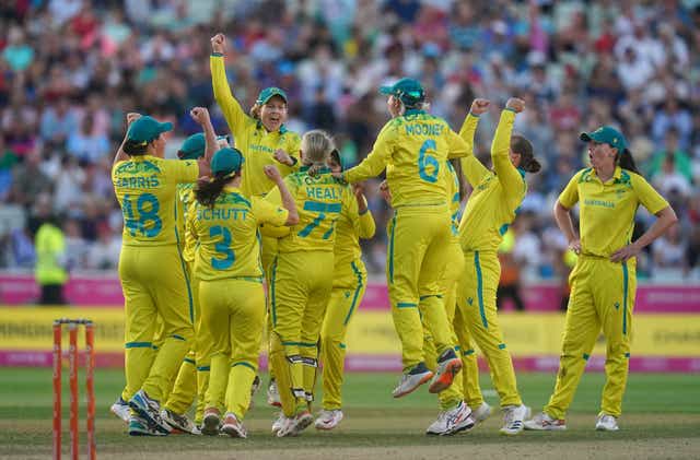 Australia remain the dominant force in women’s cricket (Adam Davy/PA)