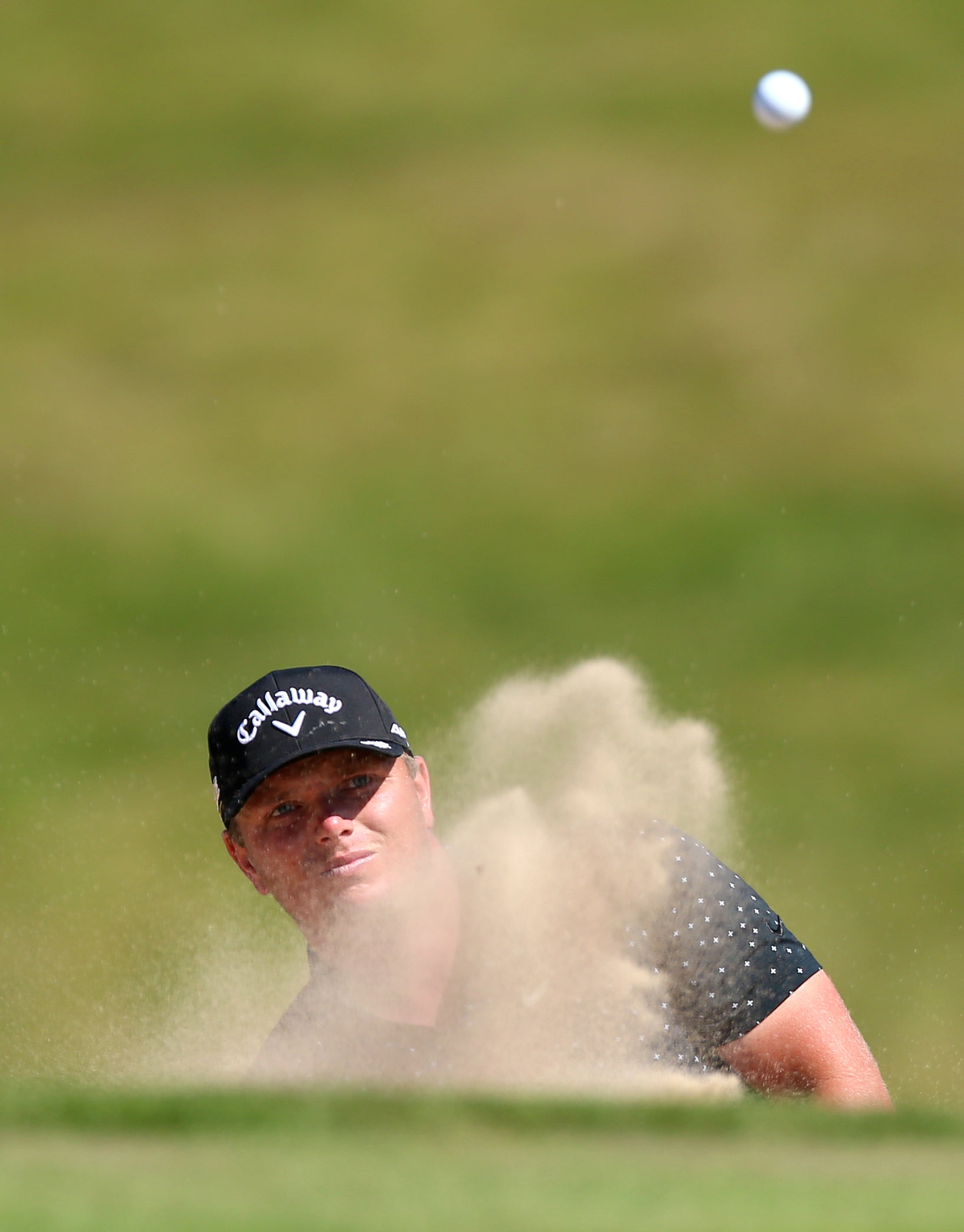 Callum Shinkwin on his way to winning the Cazoo Wales Open at the Celtic Manor Resort in Newport (Nigel French/PA)