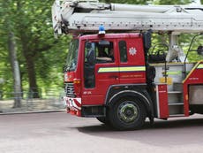 Thornton Heath fire: House collapses after explosion as 40 fire fighters tackle blaze