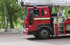 Thornton Heath fire: House collapses after explosion as 40 fire fighters tackle blaze