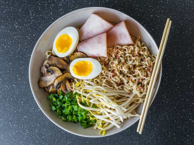 <p>These noodles are excellent vehicle for leftover meat and vegetables – and they’re completely delicious </p>