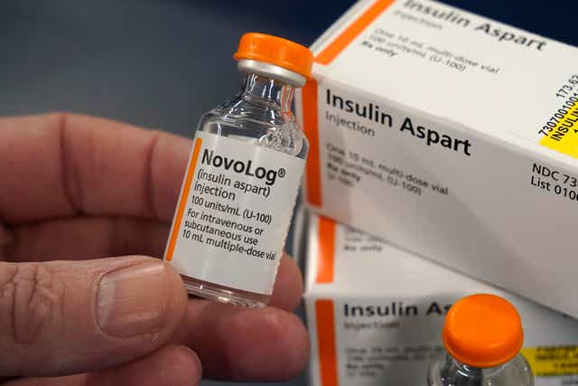 <p>File Insulin is displayed at Pucci’s Pharmacy in Sacramento, California.</p>