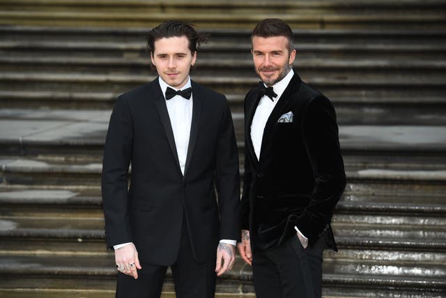 Brooklyn Beckham (left) married Nelson Peltz’s daughter Nicola earlier this year. (Kirsty O’Connor/PA)
