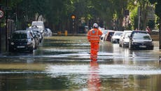 About 50 properties damaged after flooding in north London