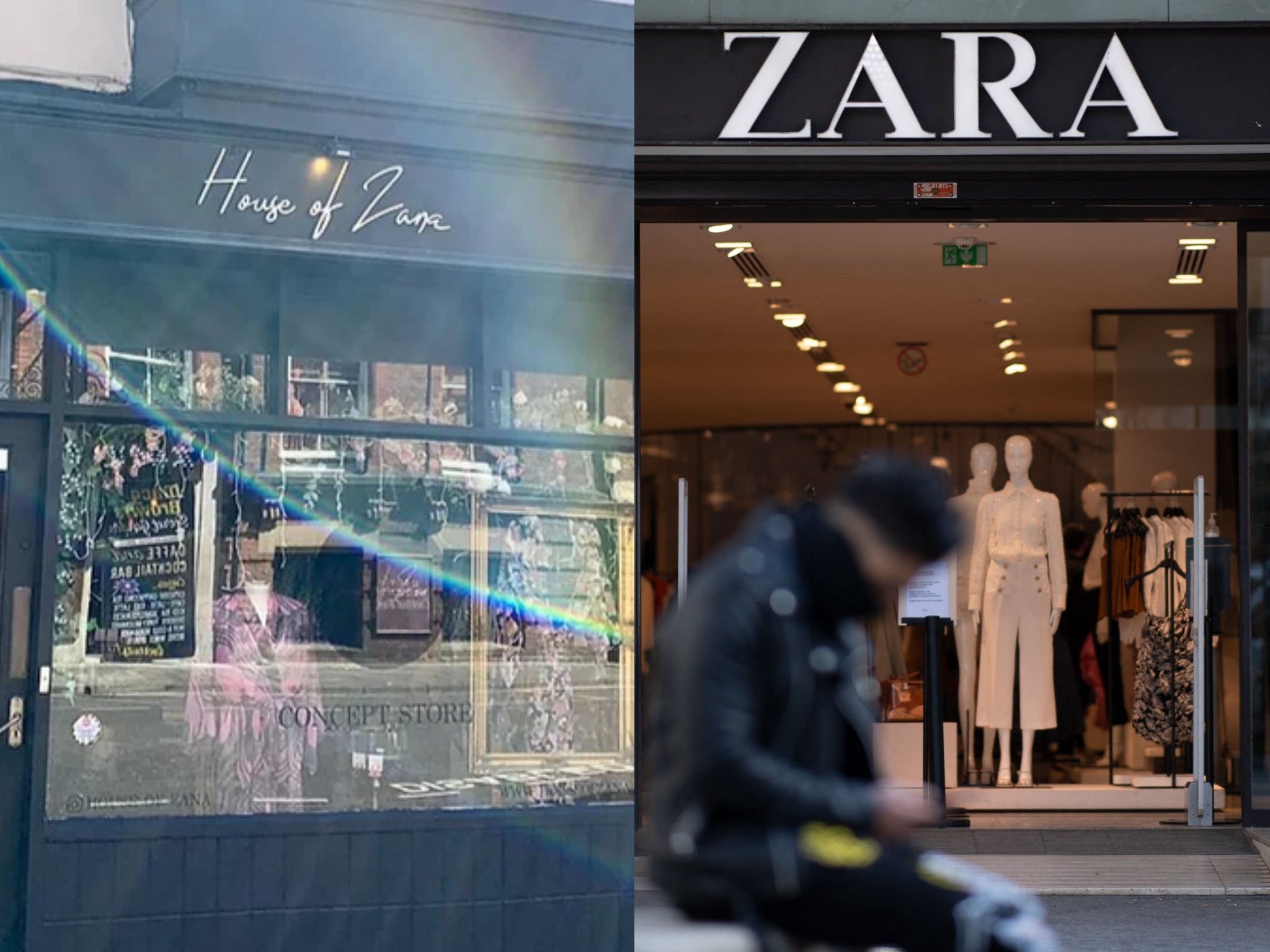 Darlington-based House of Zana (left) wins tribunal against retail giant Zara