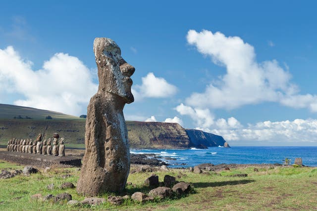 <p>Rapa Nui is famous for its ‘Moai’ statues</p>