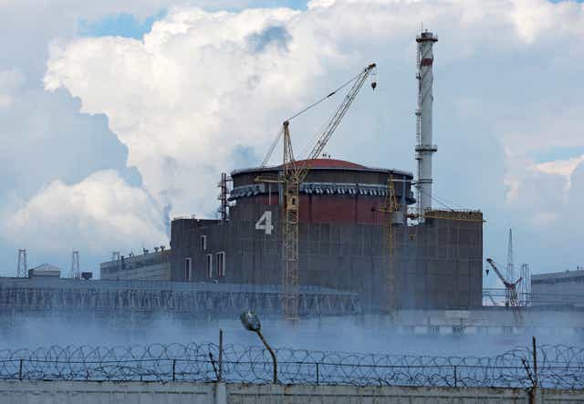 <p>The Zaporizhzhia nuclear plant is pictured on 4 August, 2022. </p>