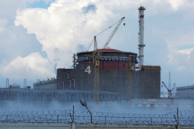<p>The Zaporizhzhia nuclear plant is pictured on 4 August, 2022. </p>