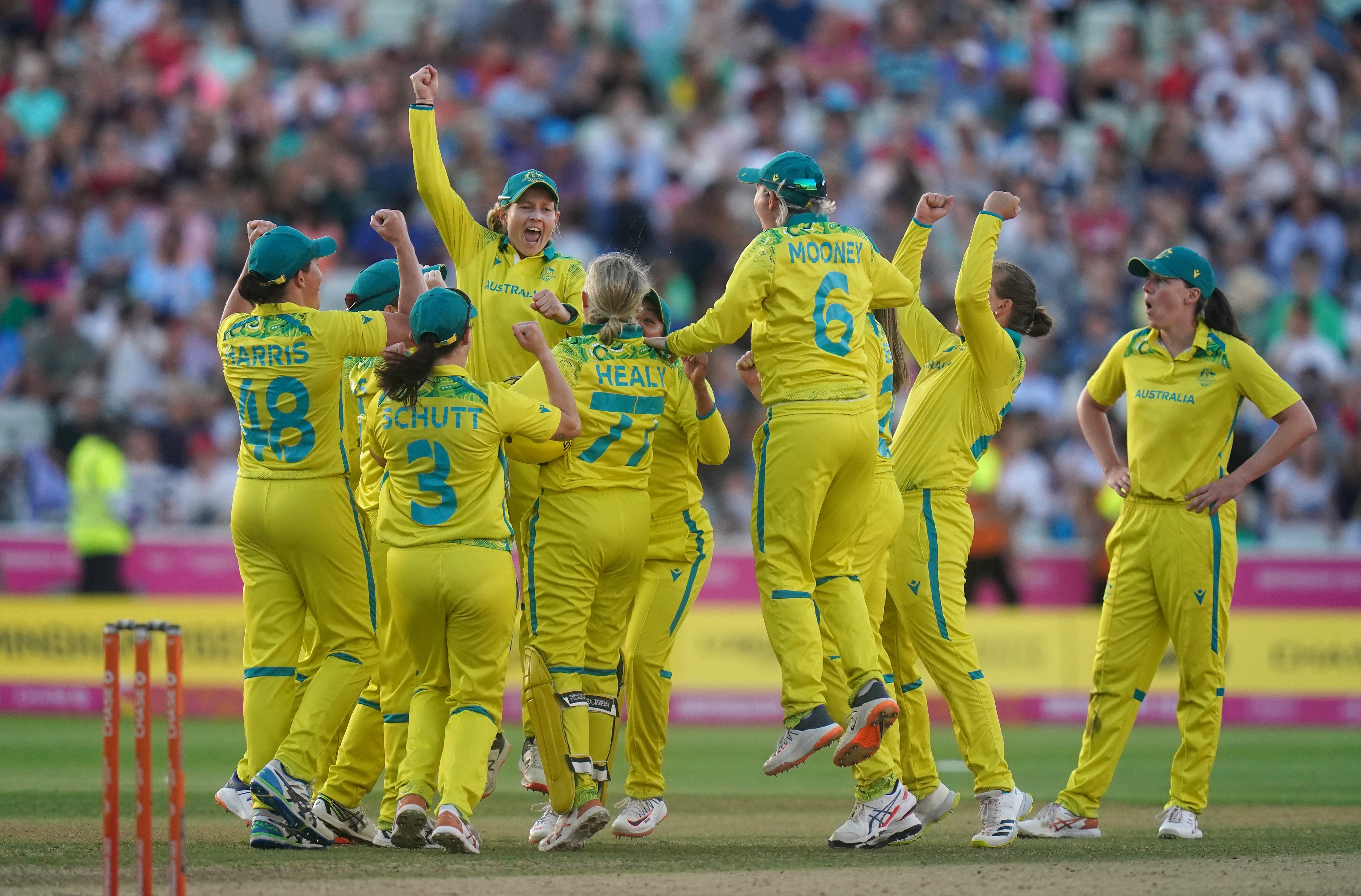 Australia won gold in the cricket (Adam Davy/PA)