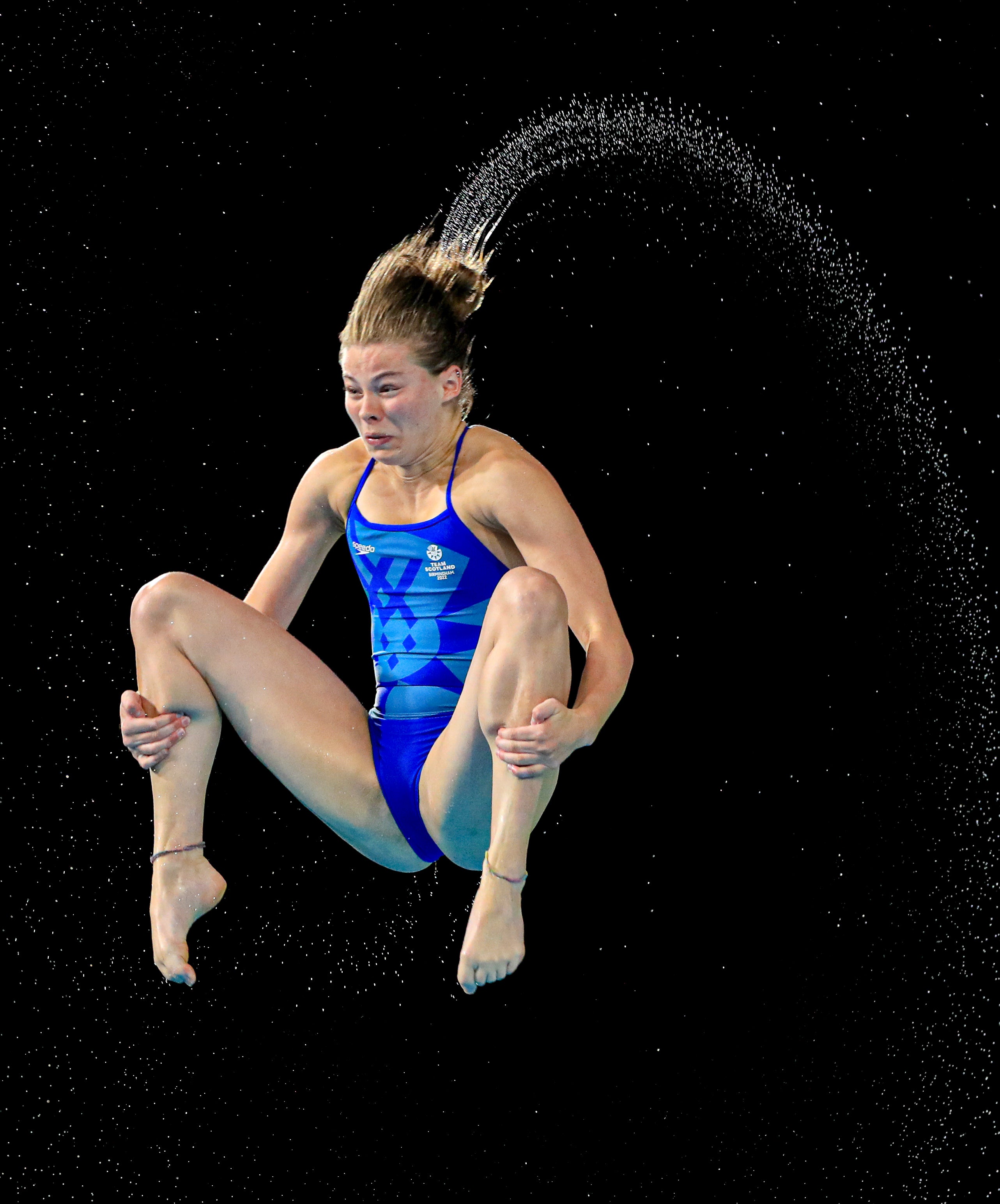 Scotland’s Clara Kerr in action during the women’s 3m springboard (Bradley Collyer/PA)
