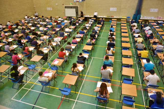 Exams have returned for the first time since 2019 (Ben Birchall/PA)