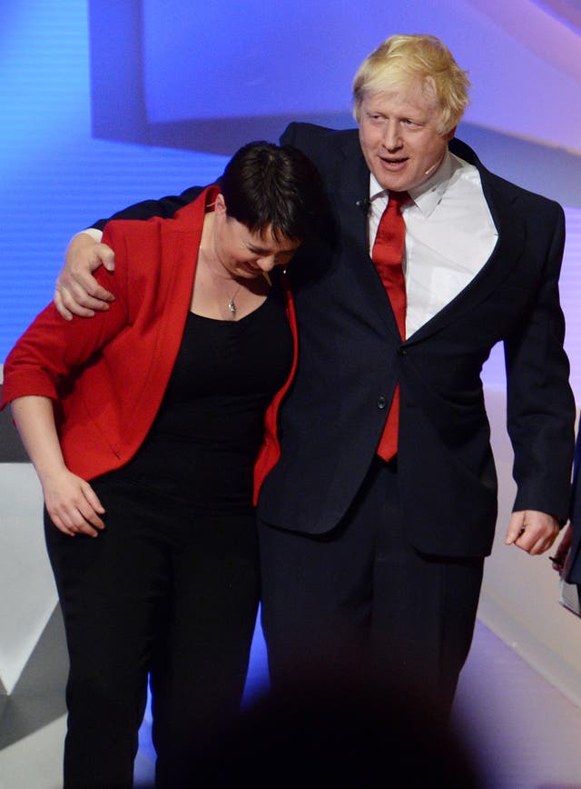 Former Scottish Conservative leader Ruth Davidson has said Boris Johnson described his time as foreign secretary as like being ‘imprisoned in a steel condom’ (Stefan Rousseau/PA)