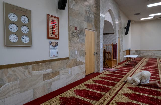 <p>The local mosque where the four men were killed in Albuquerque</p>