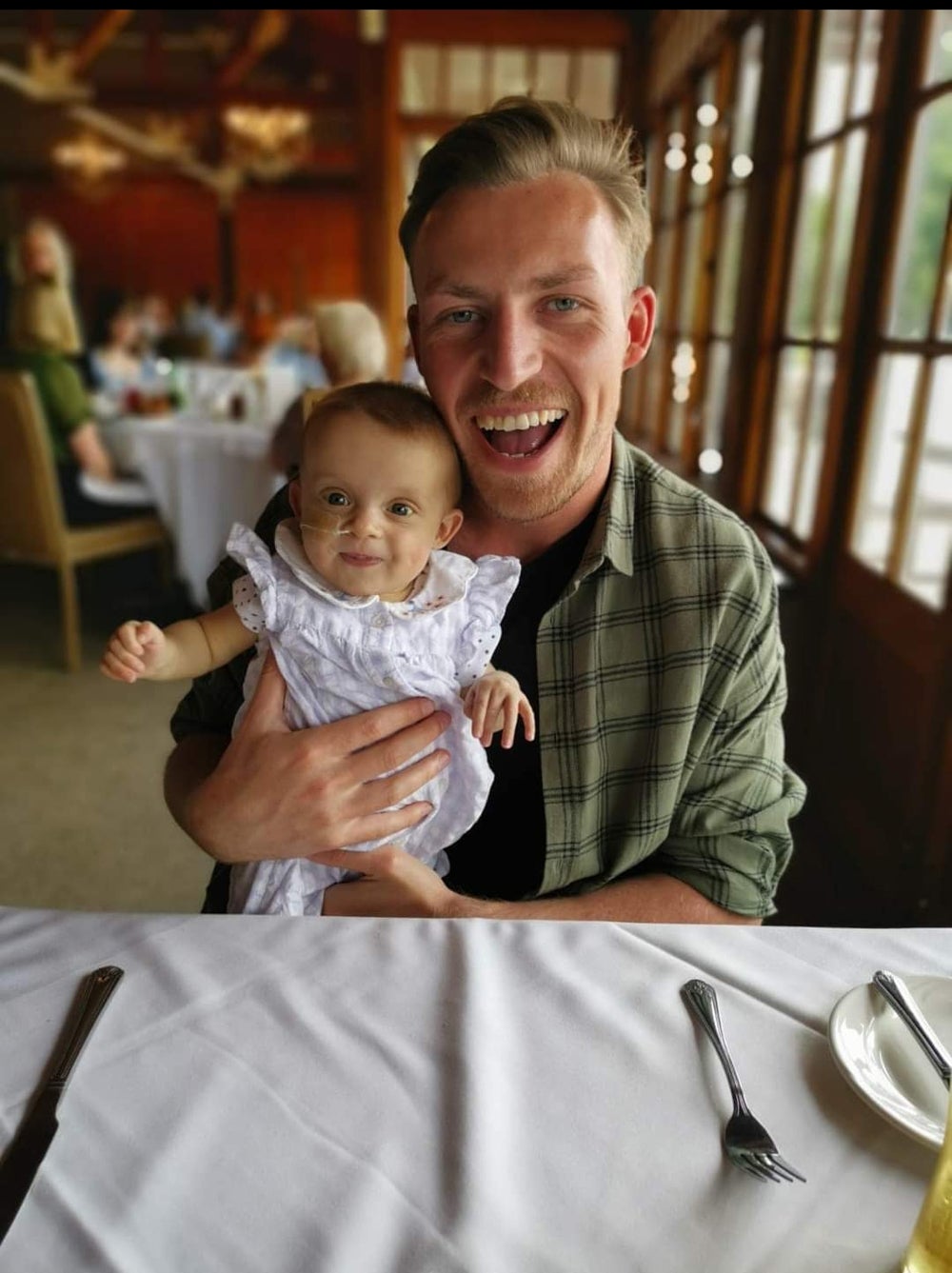 Joe Kean with his daughter Aria (Collect/PA Real Life)