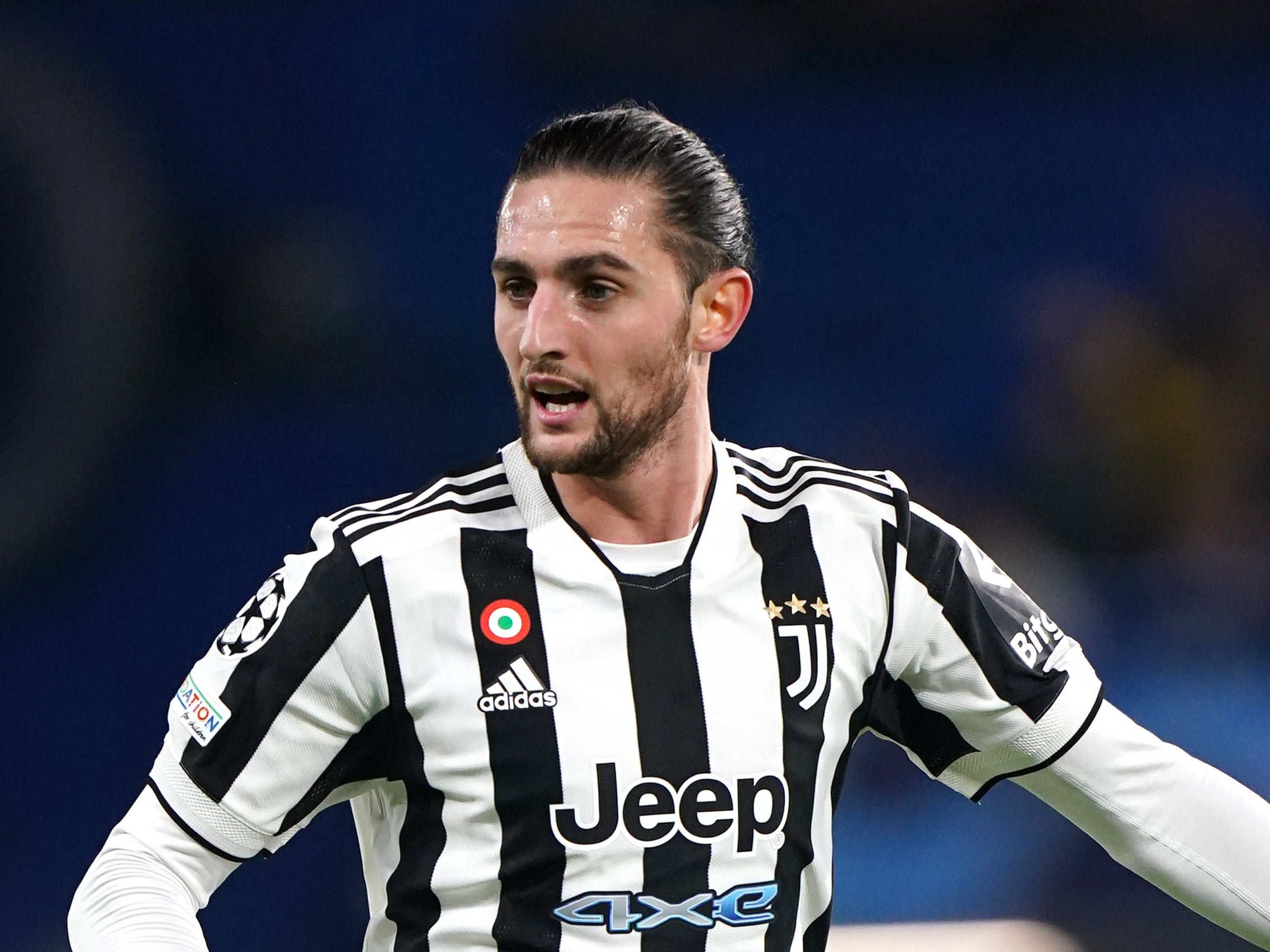 Juventus’ Adrien Rabiot (Adam Davy/PA)