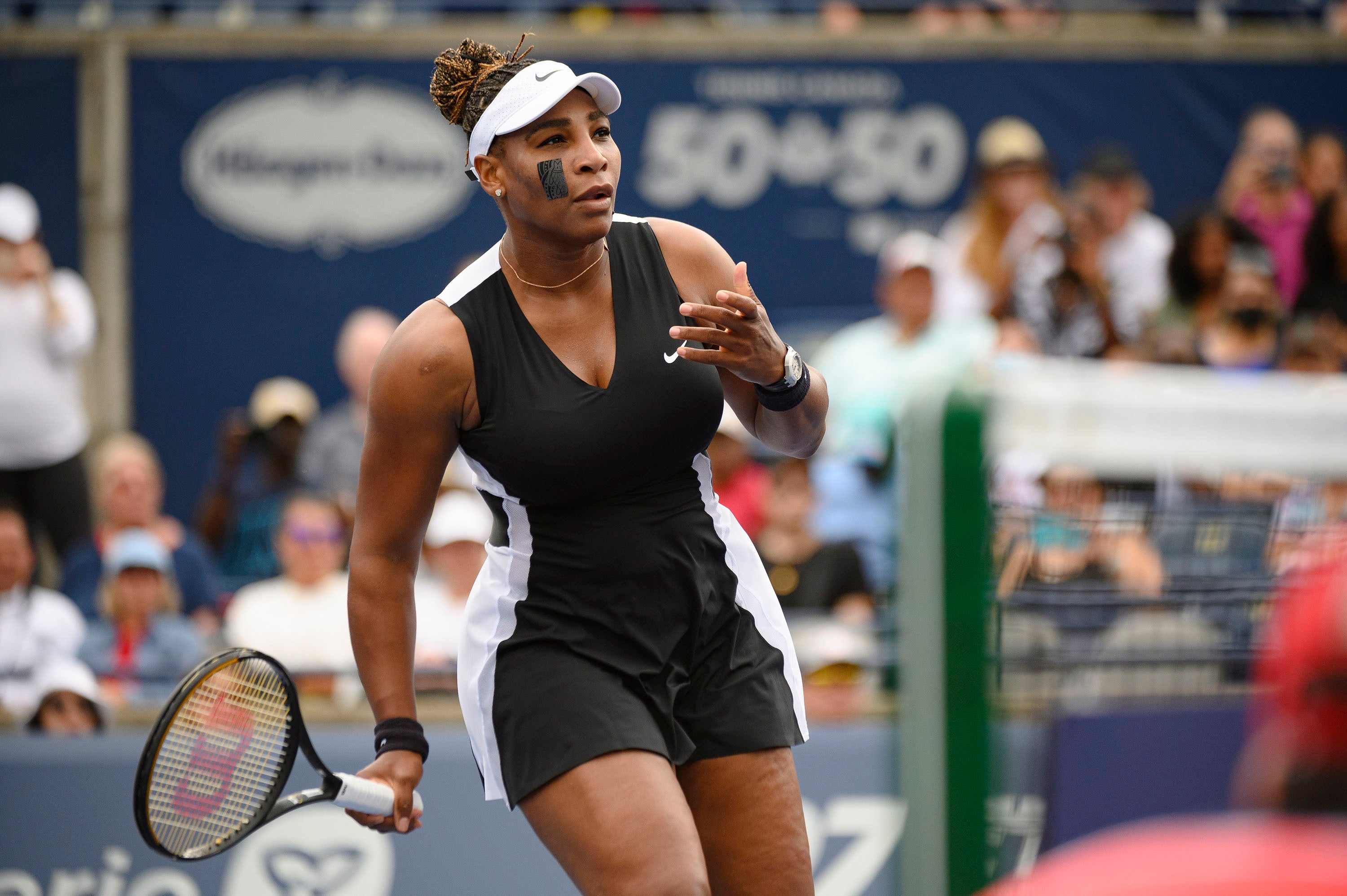 Serena Williams Wins First Singles Match In More Than A Year The Independent