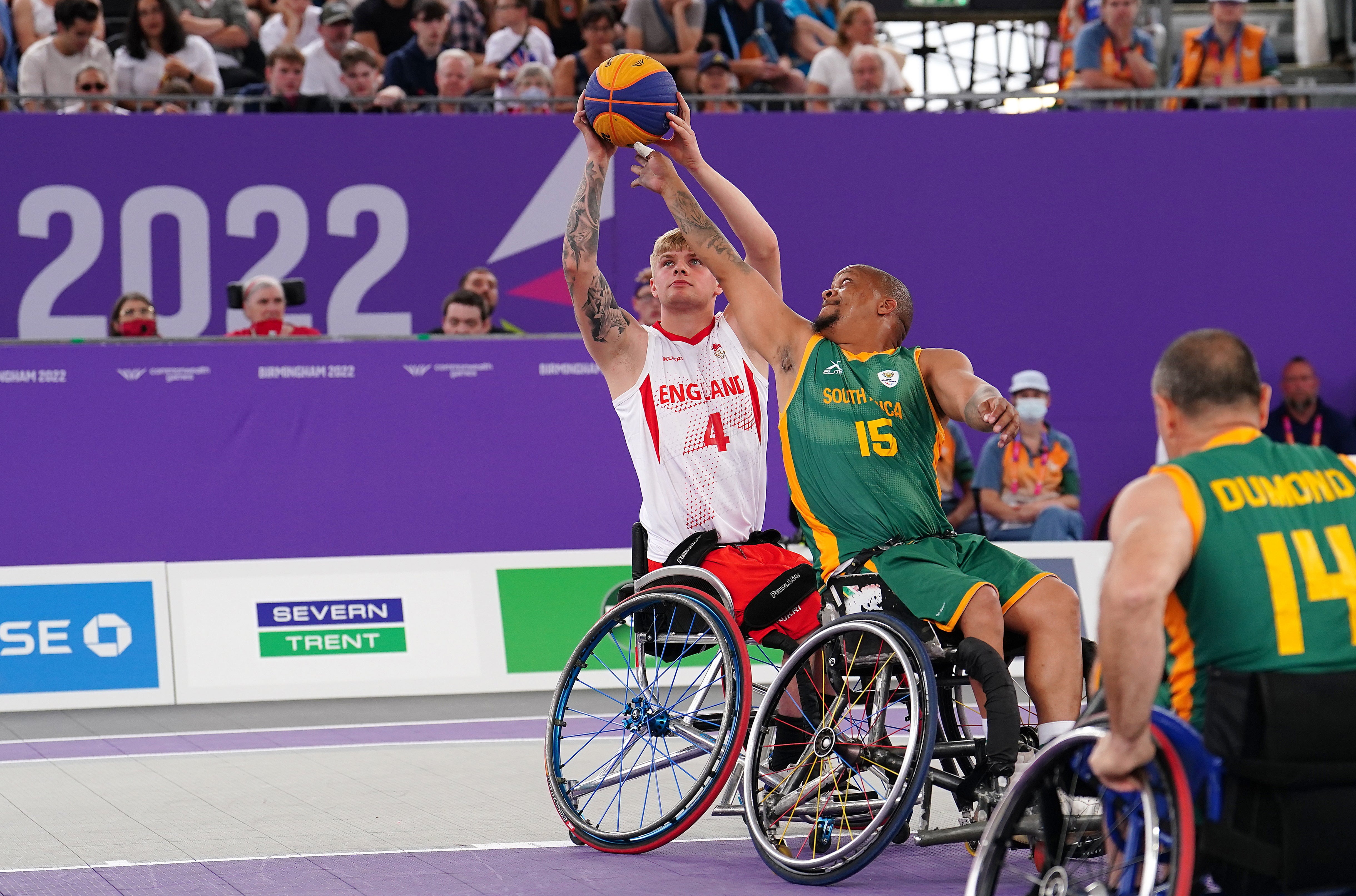3×3 basketball and 3×3 wheelchair basketball made their Commonwealth Games debuts in Birmingham (Martin Rickett/PA)