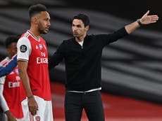 Mikel Arteta kept dossier of Pierre-Emerick Aubameyang’s misdemeanours at Arsenal