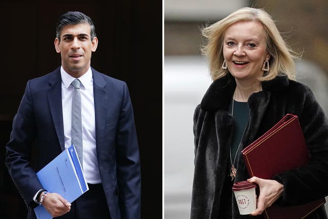 <p>Rishi Sunak and Liz Truss have made it through to the final two in the Tory leadership race</p>