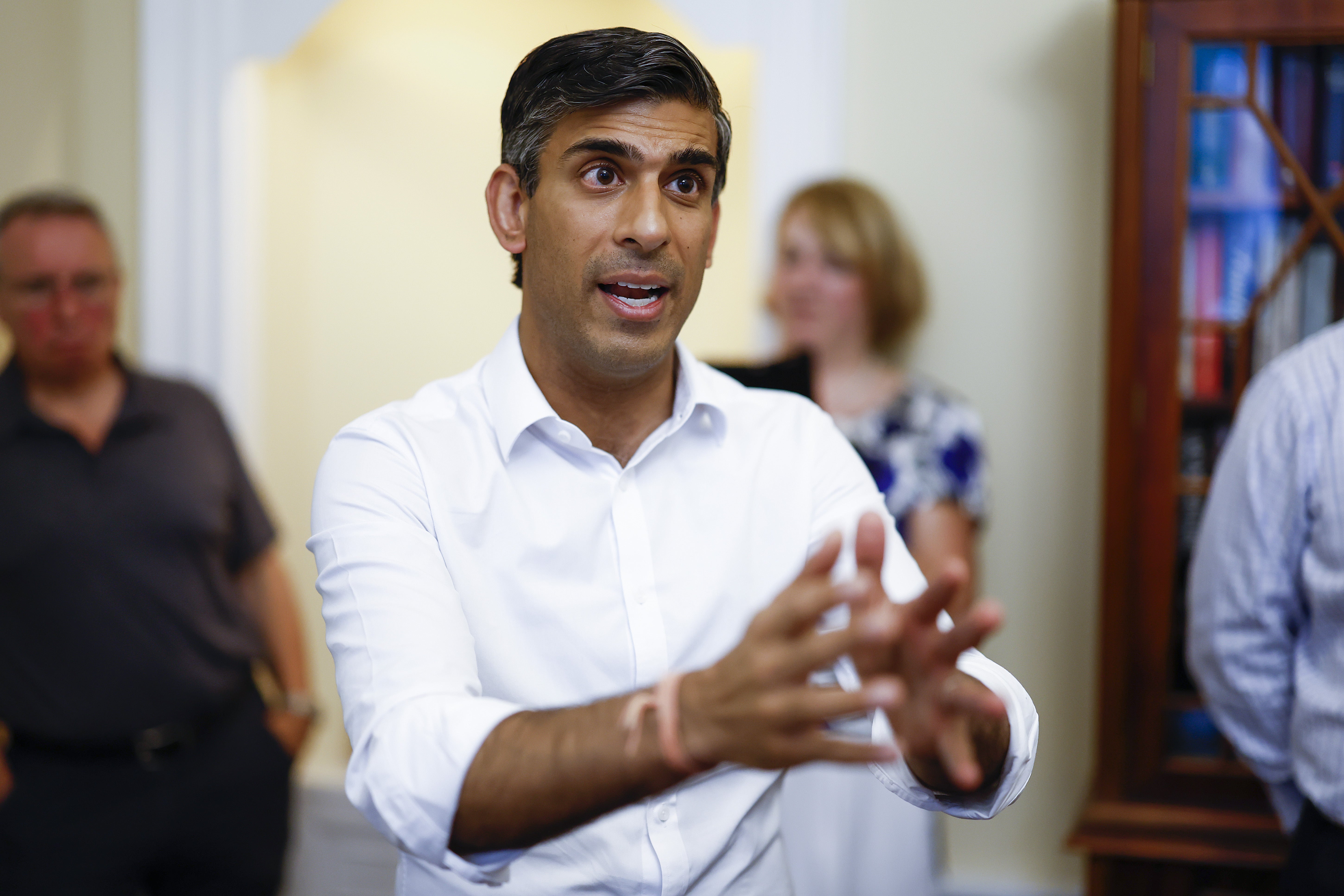 Rishi Sunak has said he will act to support families through the winter (Jeff J Mitchell/PA)