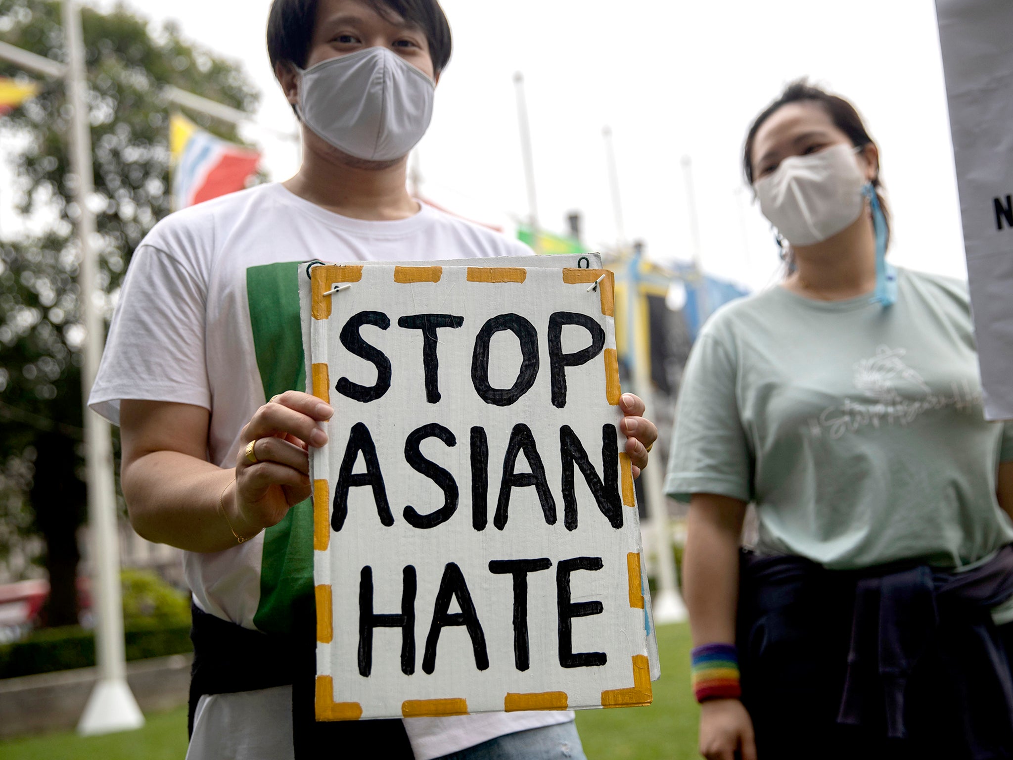 A ‘Stop Asian Hate’ rally in London last year in response to pandemic-fuelled hate crimes