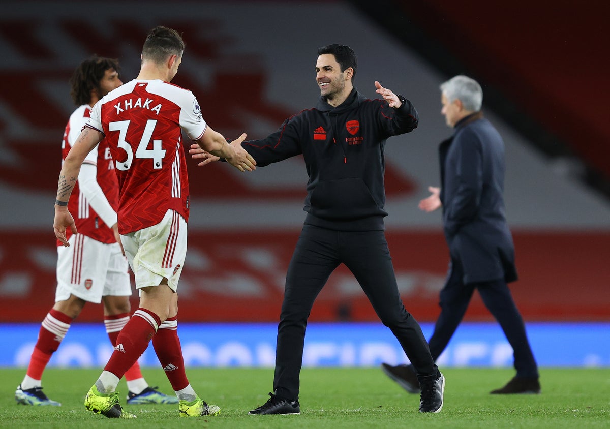 Image for Arteta backs Xhaka to become a great coach