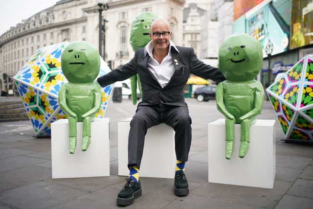 Harry Hill joins artists to have interactive works displayed across London (yui Mok/PA)