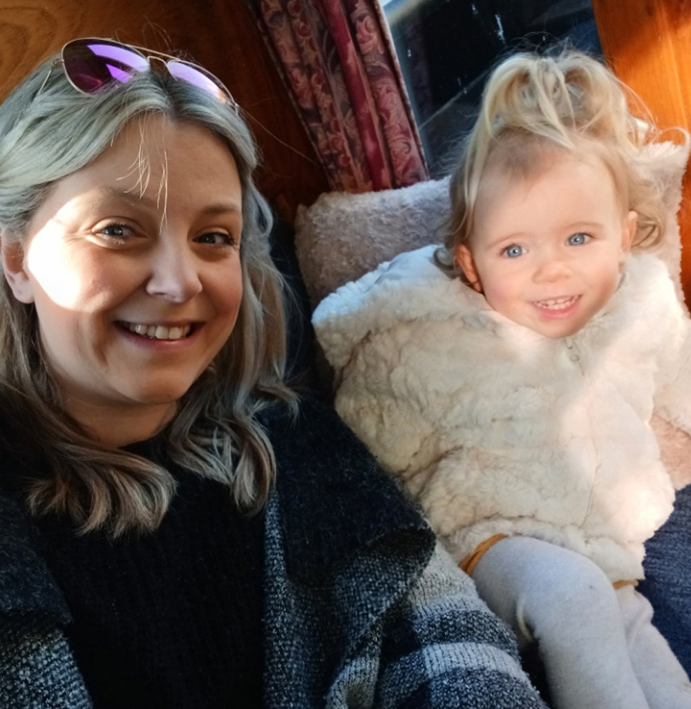 Jade and her ‘miracle’ daughter Margot (PA Real Life/Collect)