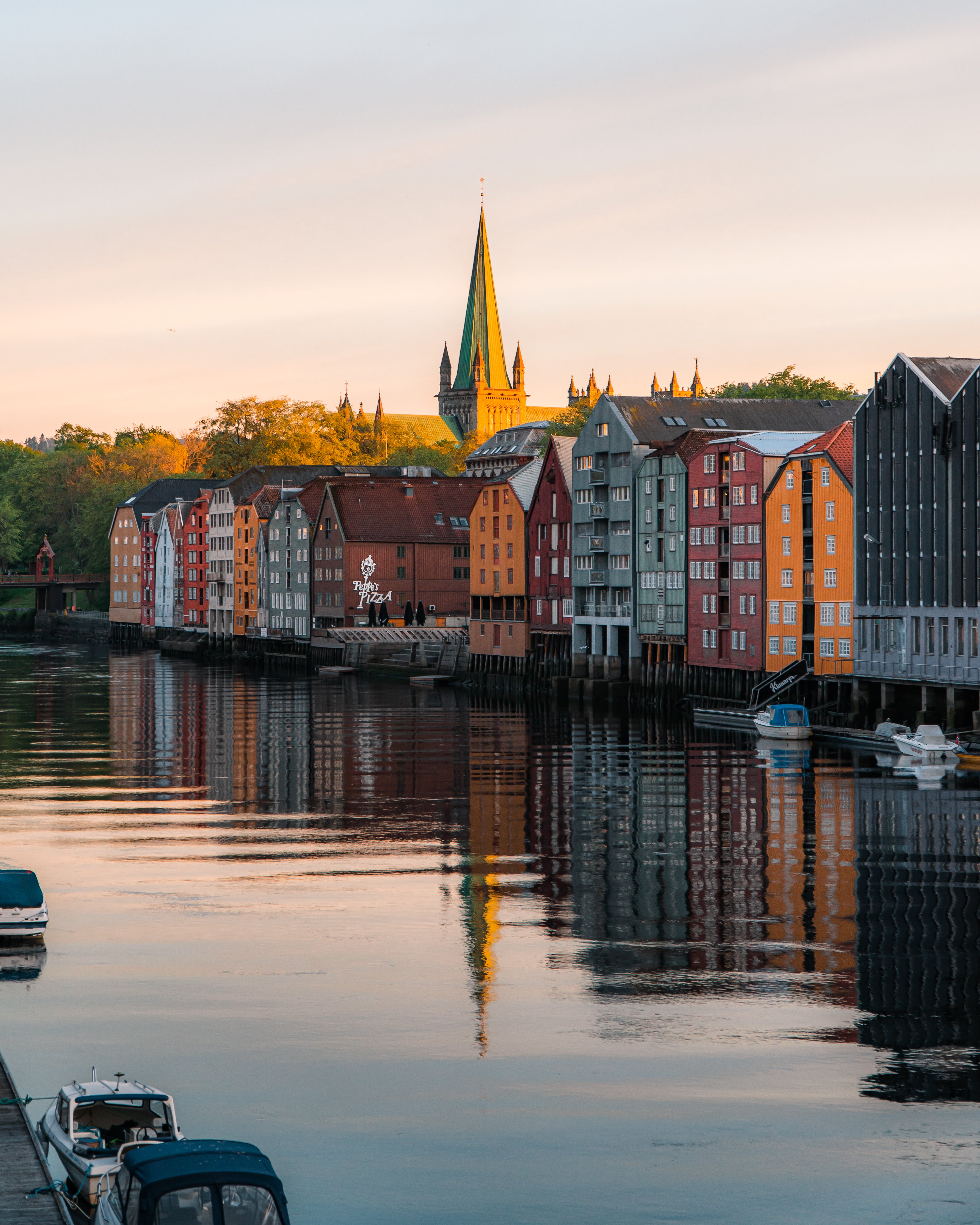 Trondheim is Norway’s third largest city with a population of around 210,000