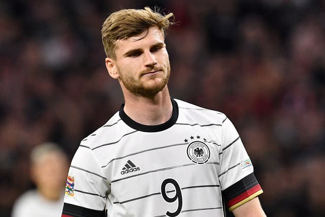 <p>Timo Werner retains hopes of going to the World Cup</p>