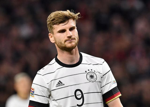 <p>Timo Werner retains hopes of going to the World Cup</p>