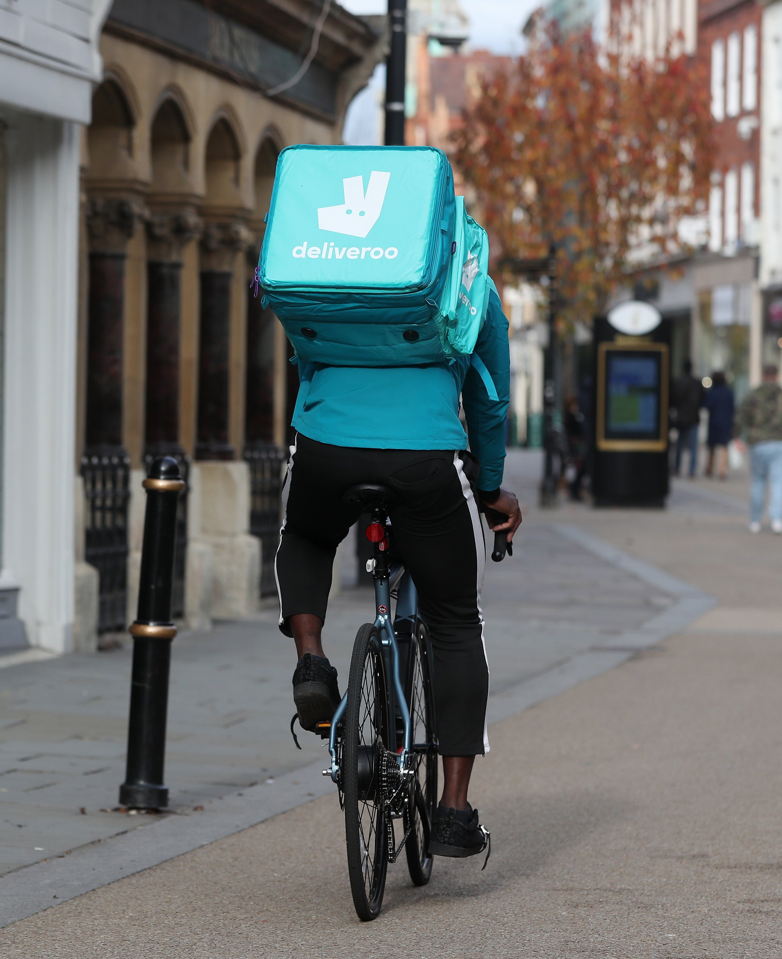 Deliveroo has posted widened pre-tax losses after seeing cash-strapped consumers cut back on takeaways (PA)