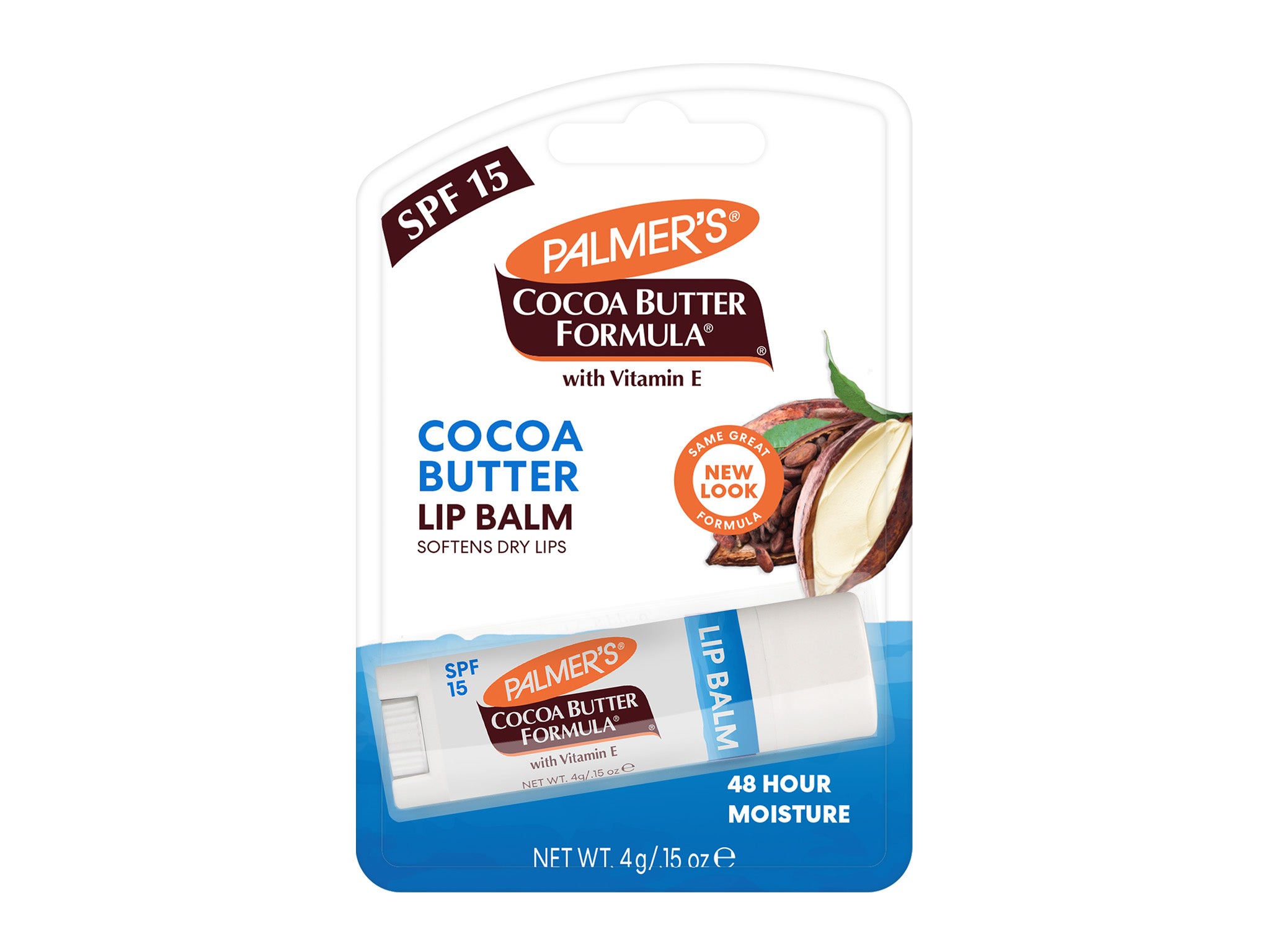 Palmer’s Cocoa Butter Formula original ultra moisturising lip balm with SPF 15, 4g