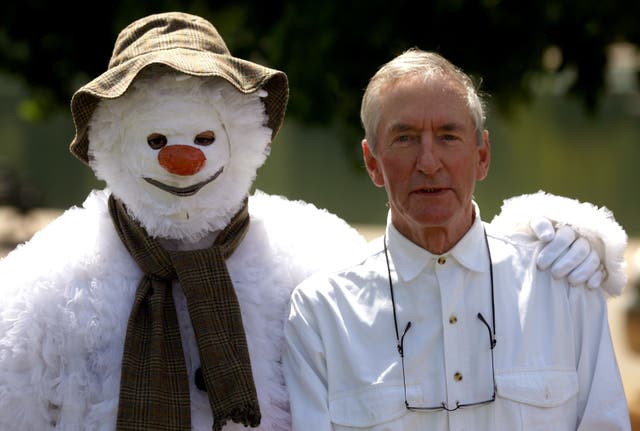 Author Raymond Briggs in Hyde Park. 29/05/08