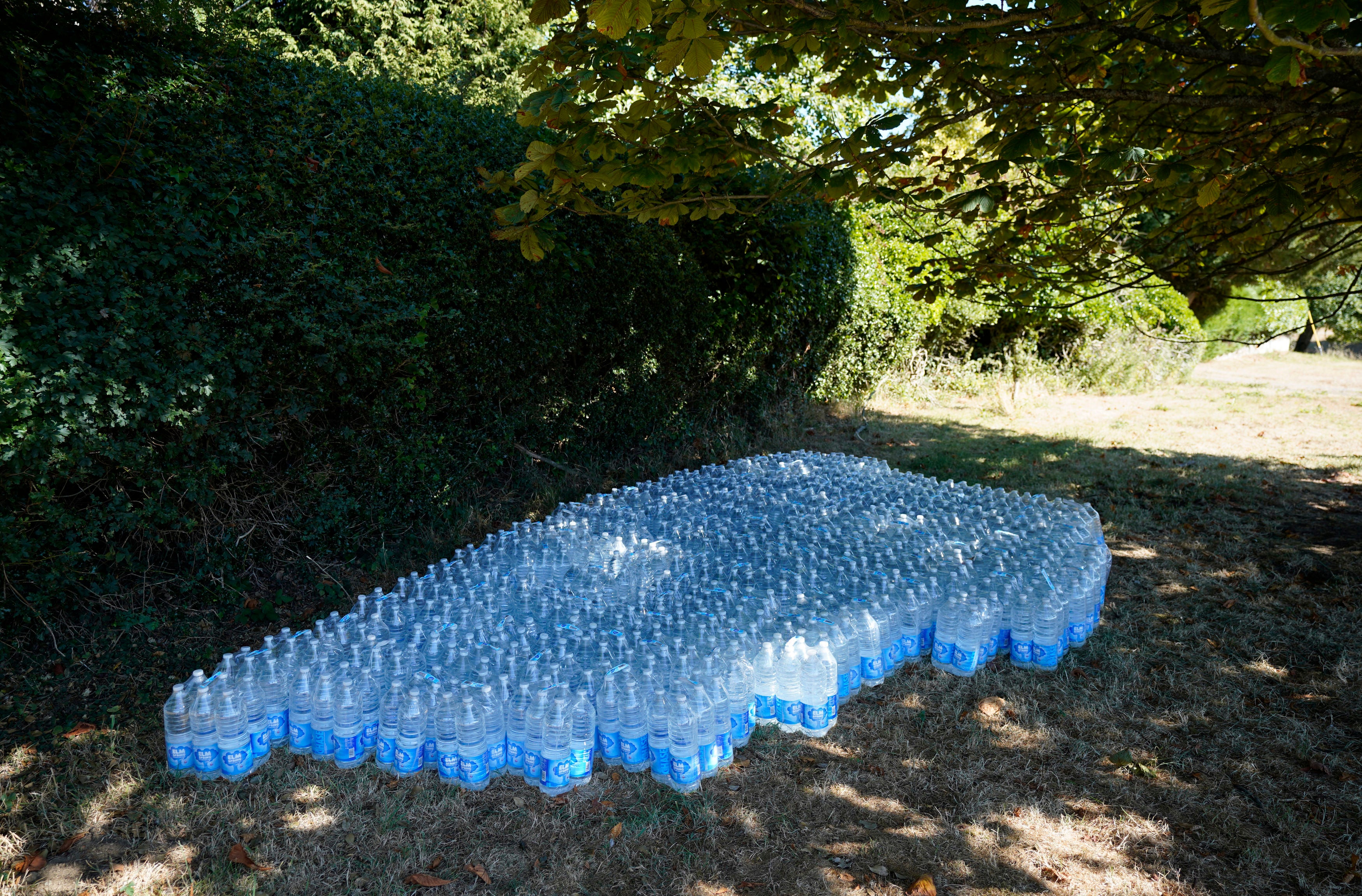 Thames Water gave out bottled water to residents in Oxfordshire this week