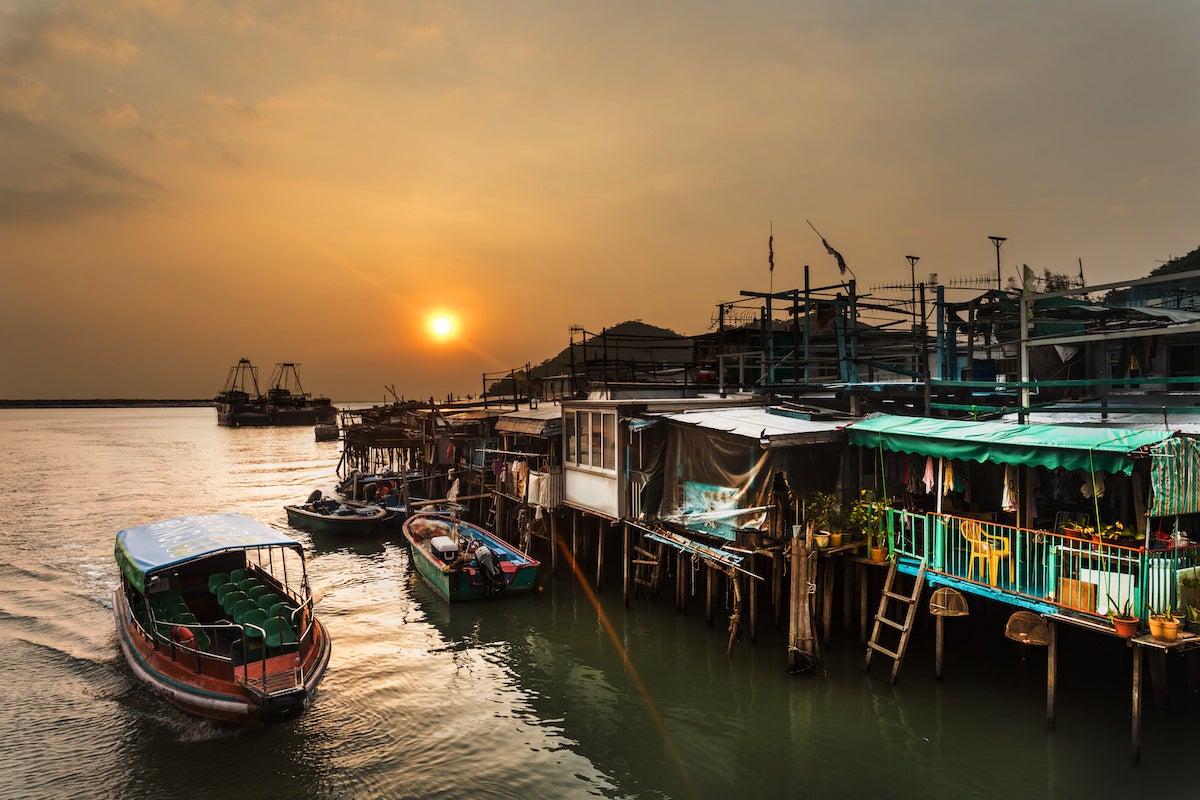 Lantau is Hong Kong’s largest island and rewards early-morning hikers with magnificent sunrise scenes