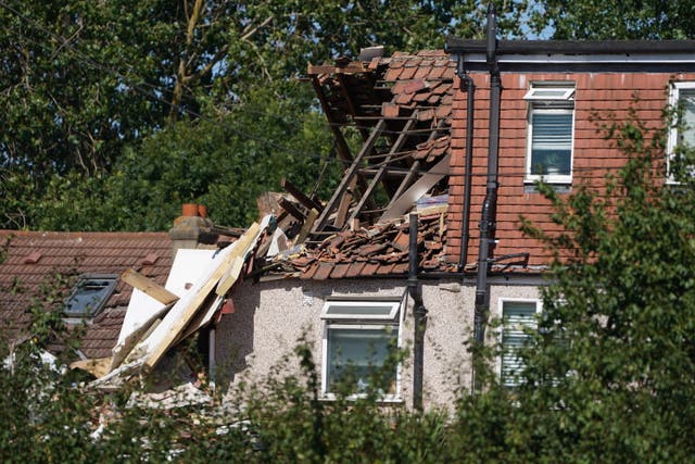 The scene in Galpin’s Road, Thornton Heath (Kirsty O’Connor/PA)