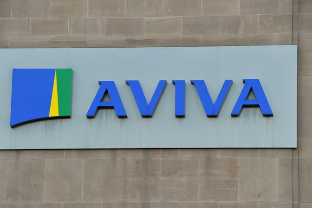 <p>Insurance giant Aviva has seen its shares surge higher after it increased its dividend payment and said it is planning another share buyback programme (Anna Gowthorpe/PA)</p>