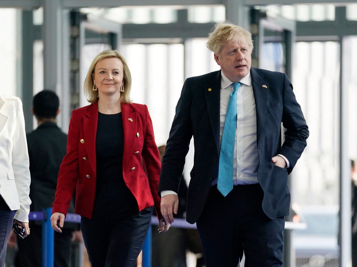 Liz Truss instó a descartar darle un trabajo a Boris Johnson en su gabinete