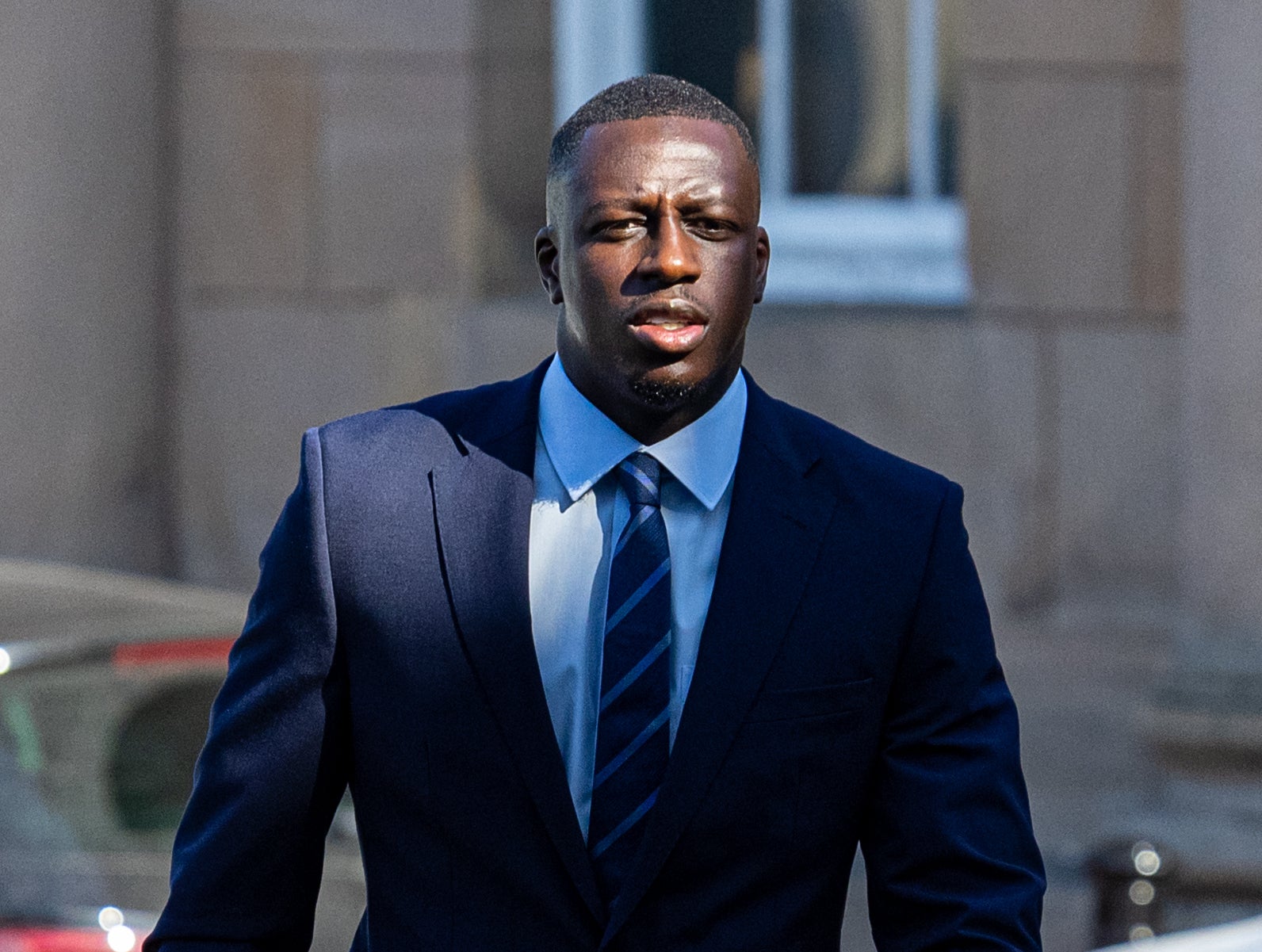 Benjamin Mendy arrives at court (David Rawcliffe/PA)