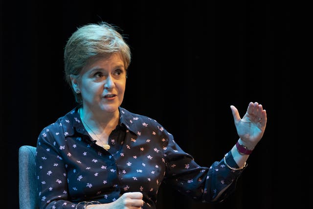 Nicola Sturgeon said she regrets not having the space to discuss issues ‘more humanly’ (Jane Barlow/PA)