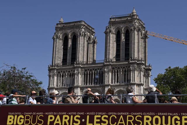 <p>The attack took place near Notre Dame Cathedral </p>