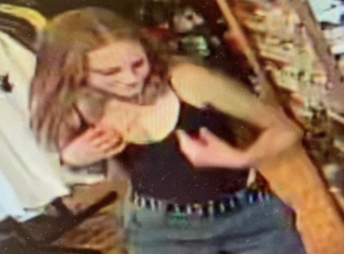 Kiely Rodni is seen on surveillance footage roughly six hours before she vanished on 6 August