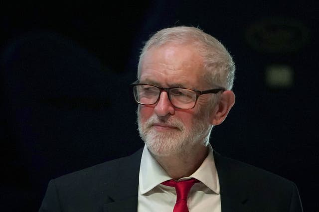 Jeremy Corbyn discussed the war in Ukraine (Brian Lawless/PA)