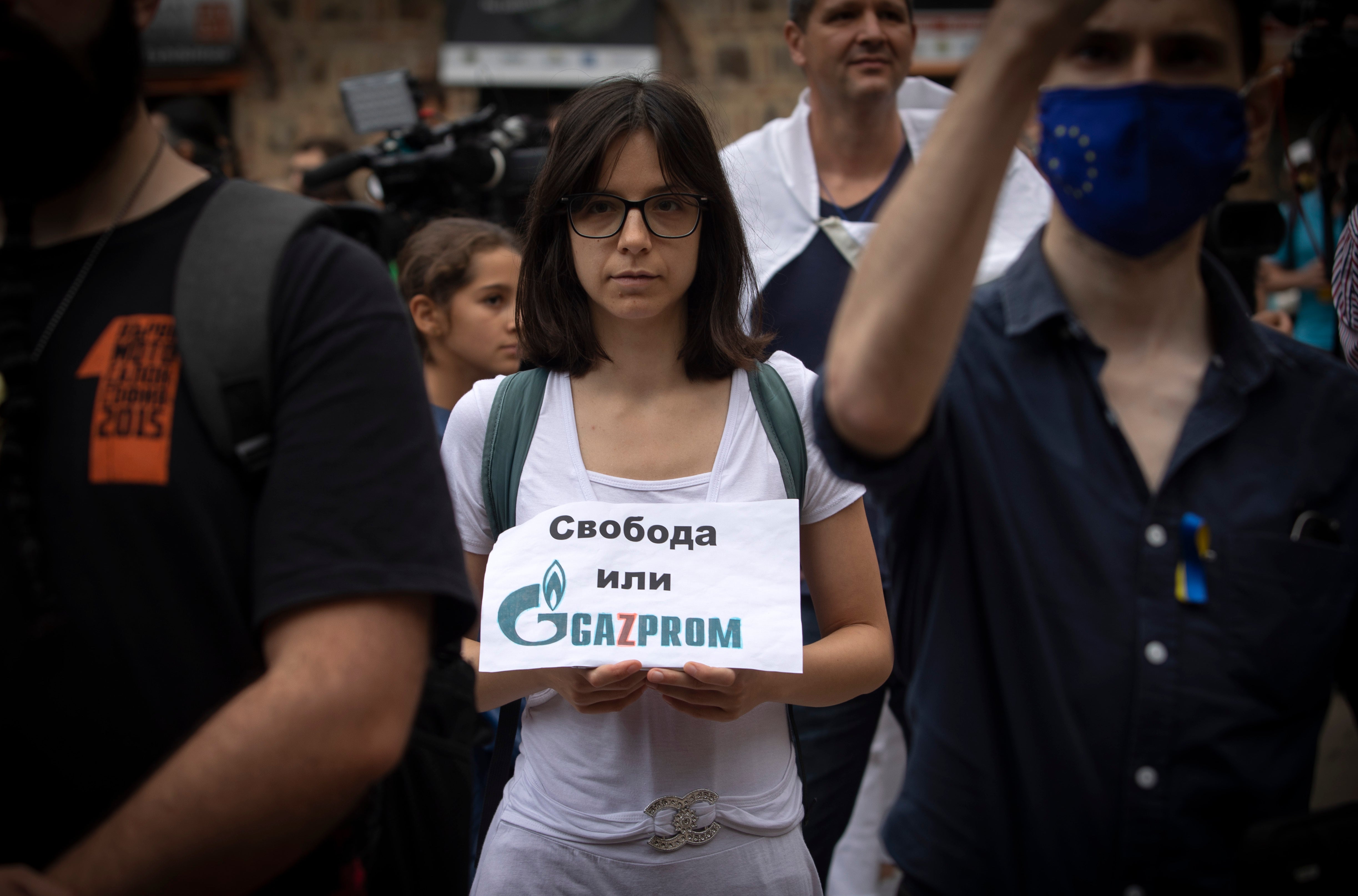 Bulgaria Russia Protest