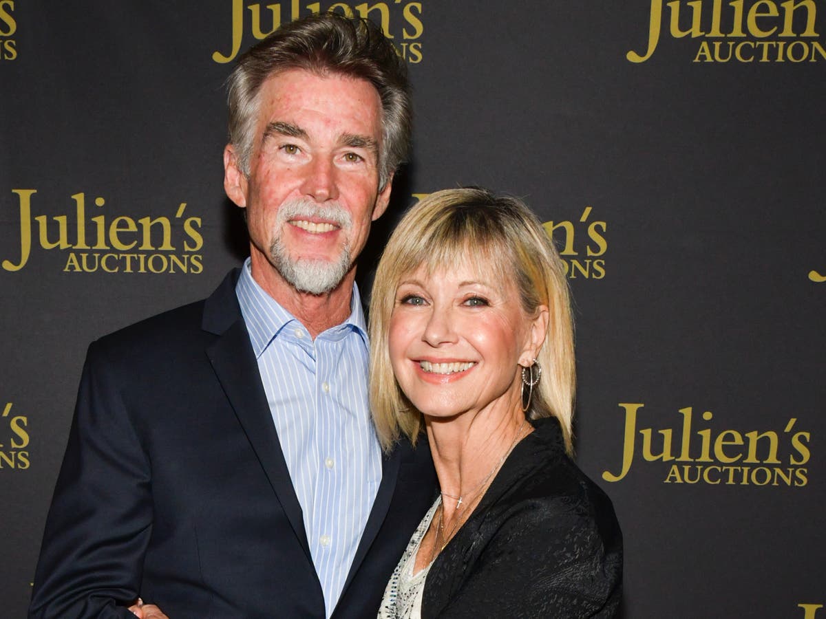 Olivia Newton-John&rsquo;s husband posts emotional tribute to &lsquo;courageous&rsquo; wife days after her death 