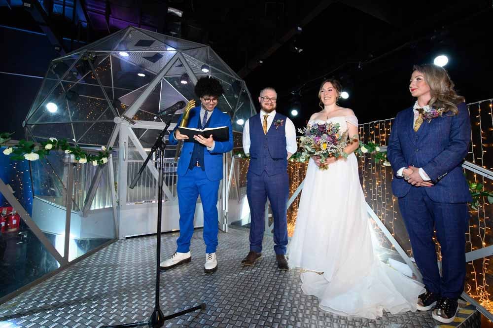 The couple wanted their wedding to be quirky. (Jonathan Hordle/INhouse Images/PA Real Life)