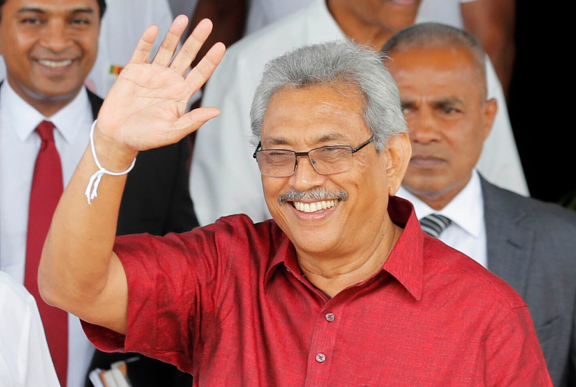 <p>Former Sri Lankan president Gotabaya Rajapaksa</p>