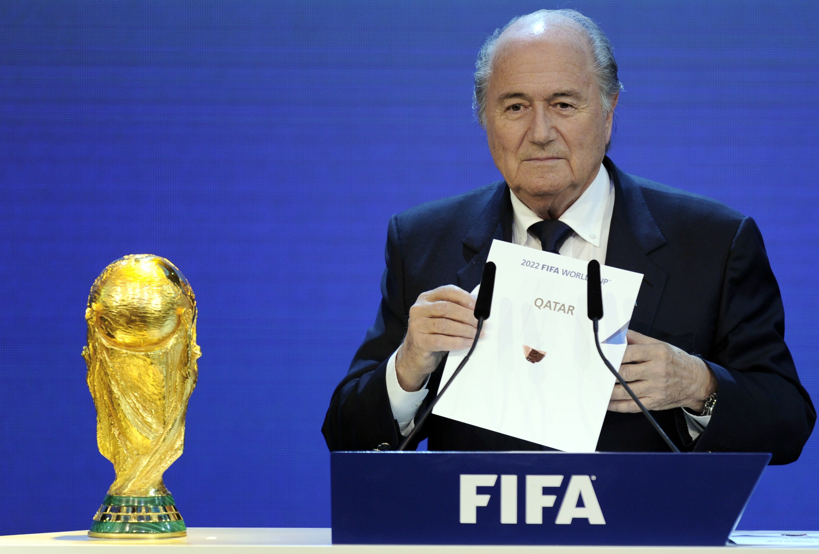 Qatar won the bid for the World Cup back in 2010, sparking intense scrutiny of the voting process headed by Blatter
